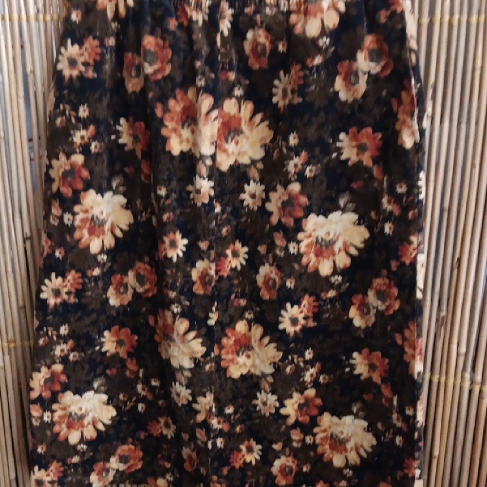 Vintage Orvis Floral Midi Skirt
